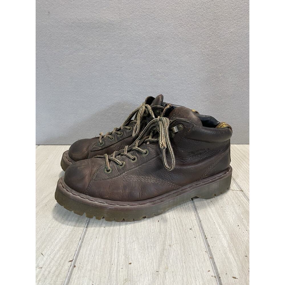 Dr. Doc Martens Chunky 8287 Brown Leather Boots Y2K Mens Size 13